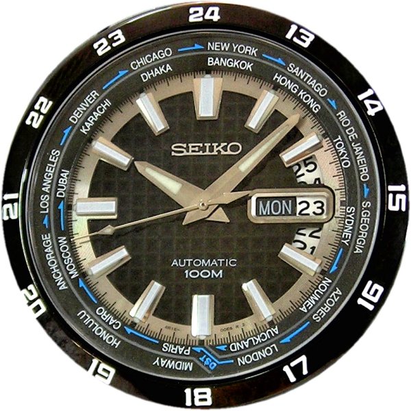 SEIKO Superior World Timer 100M Automatic SRP039K1