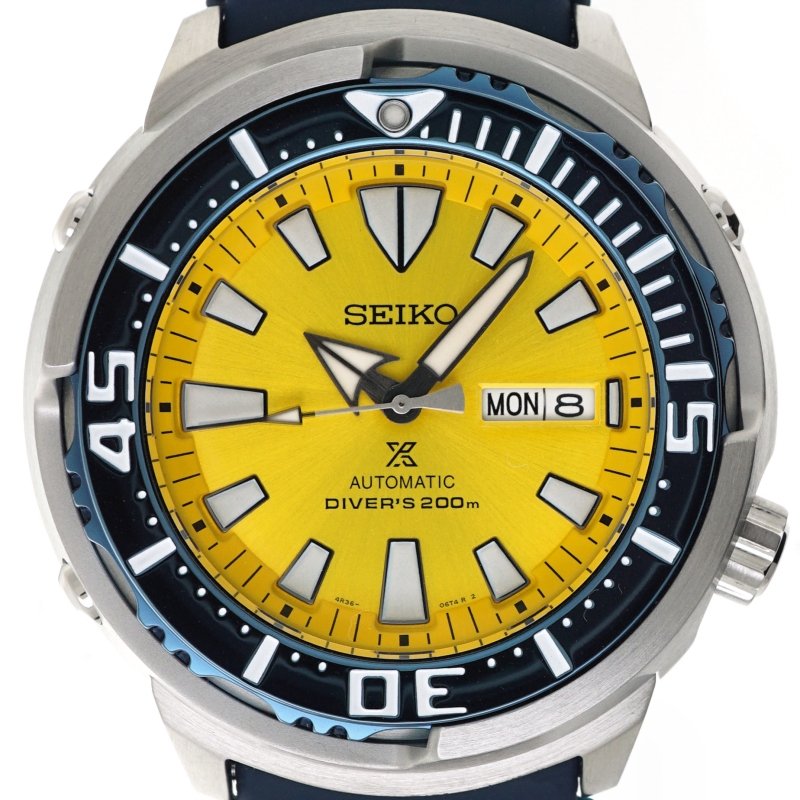 watches88. SEIKO PROSPEX Yellow Butterflyfish Limited Edition 2200pcs  Diver's SRPD15K1