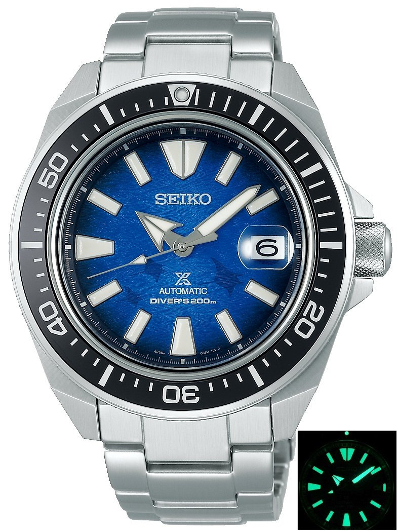 status solidaritet affjedring watches88. SEIKO PROSPEX King Samurai - Save The Ocean Manta Ray Edition  SRPE33K1