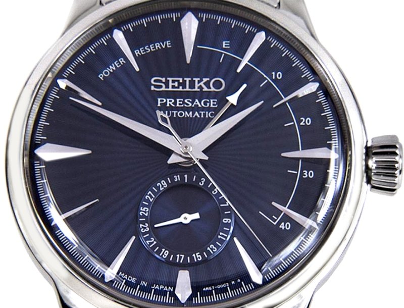 watches88. SEIKO PRESAGE Cocktail - Blue Moon Power Reserve SSA347J1