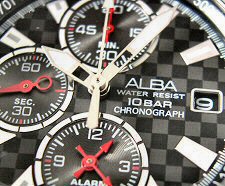 ALBA Tachymeter Alarm Chronograph AE3B81