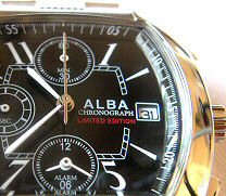 ALBA Limited Edition Tachymeter Alarm Chronograph AE3B11