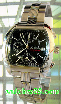 ALBA Limited Edition Tachymeter Alarm Chronograph AE3B11