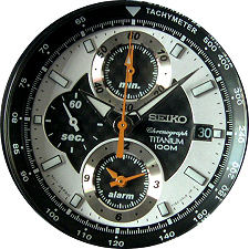 Seiko Titanium Criteria Tachymeter Alarm Chronograph SNA565