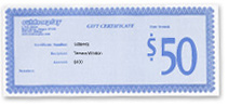 Gift Certificates